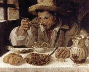 Annibale Carracci The Bean Eater oil